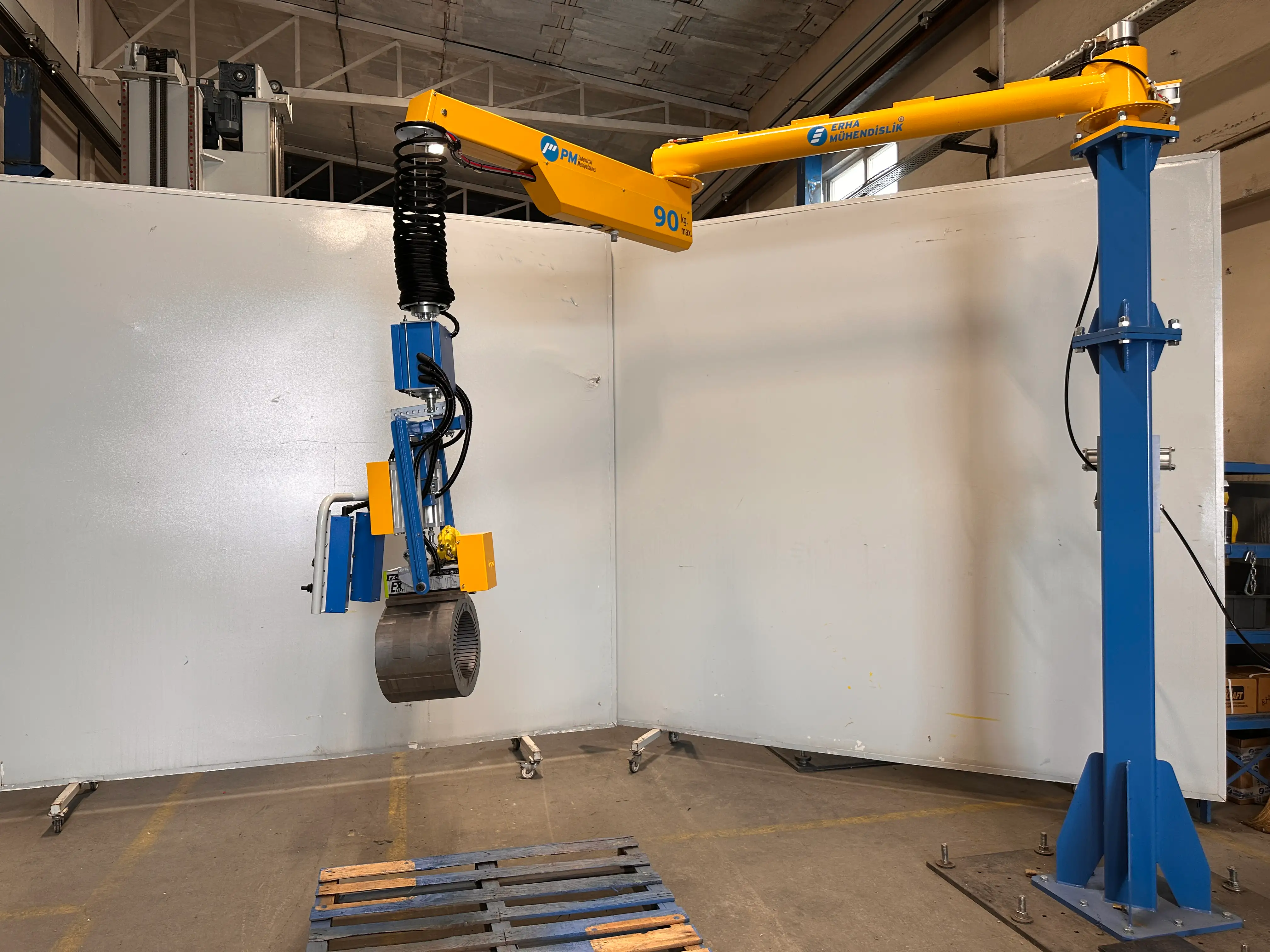 Magnet-Manipulator für Stahlteile und ferromagnetische Werkstücke